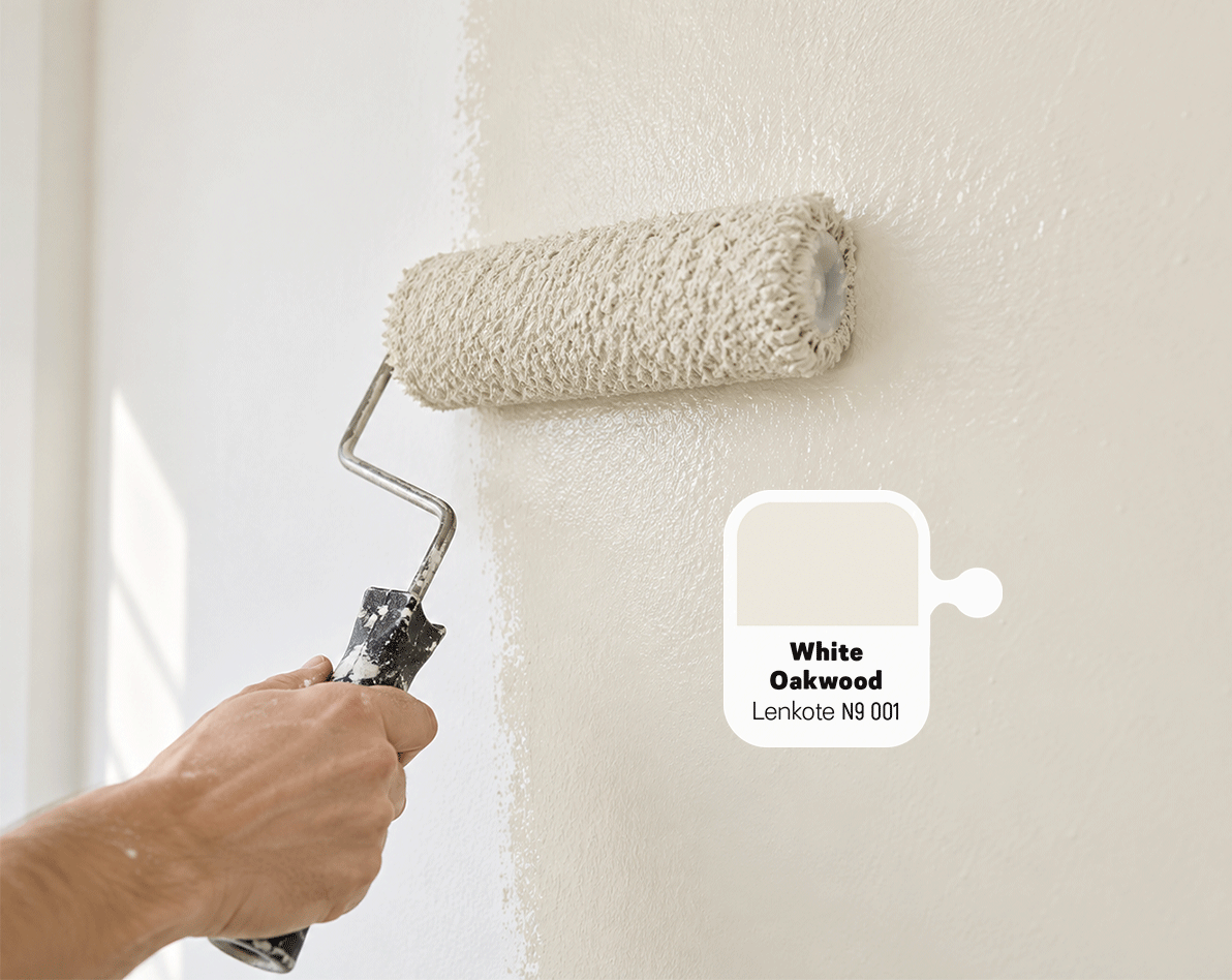 process of patching hairline cracks on walls